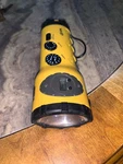 Gpx Sports Am/fm Flashlight Radio W/clock & Siren Model YOO5OD Yellow. Fixed Price $13.99.