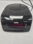 Rca RP5605-CD Player Digital Clock Dual Alarm Radio Black Tested Working. Fixed Price $12.99.