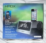 Hmdx HX-B312 Audio Flow Docking Sound System Alarm Clock Black New Box. Fixed Price $15.00.