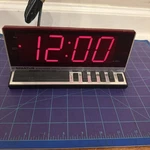 Vntg Spartus Electronic Digital Alarm Clock Model 1150 Retro Large Display Works. Fixed Price $16.99.
