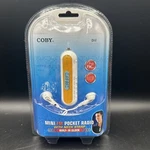 Coby CX61 Mini Fm Pocket Radio W/ Neck Strap Built Clock Earphones New. Fixed Price $18.49.