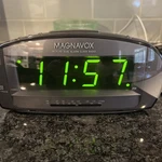 Magnavox Dual-alarm Am/fm Big Display Clock Radio MCR140/17. Fixed Price $16.00.