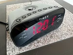 Timex T231GRYC Dual Alarm Am/fm Clock Radio With Digital Tuning. Fixed Price $21.82.
