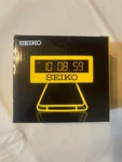 Seiko Digital Display Mini Sports Timer Alarm Clock SQ815Y Desktop Quartz Japan. Fixed Price $54.18.