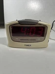 Timex T254W Jumbo Digital Display Alarm Clock Radio, Am Fm Pearl White. Fixed Price $24.00.