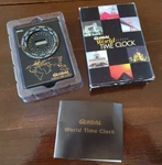 Vintage Global World Time Clock Box & Instructions SP13342. Fixed Price $8.99.
