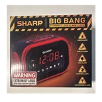 Sharp Big Bang Extra-loud Dual Alarm Clock Digital Display Black Modern SPC657AJ. Fixed Price $14.49.