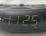 Vintage 7-4894A Am/fm Digital Alarm Clock Radio Gray Tested Works. Fixed Price $50.00.