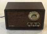 Victrola Retro Bluetooth Am/fm Radio With Classic Wood Espresso Finish Tested. Fixed Price $24.99.