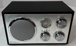 Victrola Houston Retro Desktop Fm Radio Bluetooth Speaker VRS2400 Tested Clean. Fixed Price $22.75.