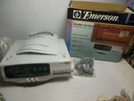 Emerson Under Cabinet Am/fm Cassette Clock Radio Green Led Display Rv Trailer. Fixed Price $27.49.
