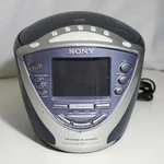 Y2K Vintage Sony Dream Machine Blue ICF-CD843V Player Fm/am Radio Alarm Works. Fixed Price $35.00.