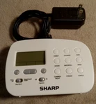 Sharp SPC570 Projection Digital Alarm Clock 9 Nature Sounds Quartz White Usa. Fixed Price $22.98.