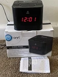 Onn ONB14AV204 Clock Radio With Bluetooth Technology. Fixed Price $12.95.