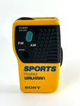 Sony SRF-8 Sports Walkman Fm Am Radio Yellow Vintage 80S Tested Works. Fixed Price $12.00.