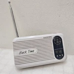 Vintage Working Lloyd Sack Time Portable Am/fm Radio W/ Digital Lcd Clock. Fixed Price $19.98.