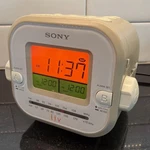 Sony Dream Machine Clock Radio ICF-C180 Dual Alarm Fm Tested Works Tan White. Fixed Price $19.97.