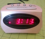 Timex Alarm Clock Pink T101P Electric/battery Back. Fixed Price $16.52.