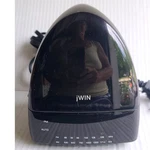 Am/fm Alarm Clock Radio With Adjustable Light Black Vintage 2005 Jwin JL-507. Fixed Price $28.50.