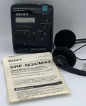 Vintage Sony Walkman SRF-M33 Portable Am/fm Digital Radio + MDR-006 Headphones. Fixed Price $34.97.