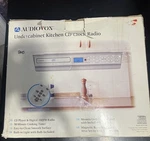 Audiovox KCD3180 Undercabinet Kitchen Clock Radio, Nib (new Box). Fixed Price $52.99.