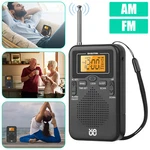Portable Pocket Emergency Digital Am Fm Radio W/speaker 3.5MM Jack Alarm Clock. Fixed Price $14.26.