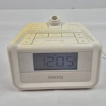 Homedics SS-4520 Alarm Clock Radio With Projector Tested Works No Box White. Fixed Price $19.95.