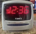 Vtg 2000S Timex Imac G3 Styled Dark Blue T104DL Digital Alarm Clock.. Fixed Price $35.00.