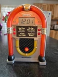 Vintage Soundesign Jukebox Alarm Clock 3163B British Hits Plays 4 Songs W/lights. Fixed Price $14.95.
