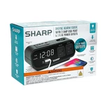 Sharp Led Digital Alarm Clock, 2 Amp Fast Charge Usb Ports & Ac Power Outlets. Fixed Price $26.88.