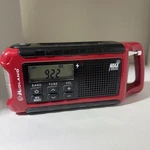 Midland ER200 Emergency Radio With Solar Panel, Hand Crank, Flashlight. Fixed Price $30.00.