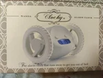 Nanda Clocky Novelty Almond Alarm Get Away Digital. Fixed Price $20.00.