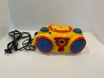 Little Tikes Am/fm Radio Boombox Cd Player Red Blue Yellow Tested Works!. Fixed Price $45.99.