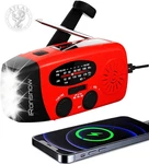 Ironsnow Solar Emergency Hand Crank Weather Radio, Portable Self Powered Noaa Am. Fixed Price $19.94.