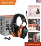 Prohear 027 Radio Headphones - Noise Reduction 25DB Earmuffs For Mowing & More. Fixed Price $71.24.