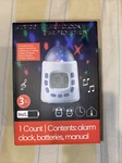 Led Projector Night Light, Digital Alarm Clock With Music Star Sky Lamp. Fixed Price $19.99.
