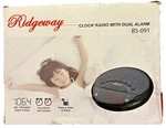 Ridgeway Clock Radio With Dual Alarm. Fixed Price $19.99.