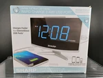 Sharp Digital Alarm Clock Jumbo Blue Led Display & 2 Amp Usb. Fixed Price $12.99.