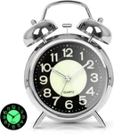 Ayrely Super Loud Alarm Clock For Heavy Sleepers Adults, Twin Bell Retro 4 Inch. Fixed Price $13.17.