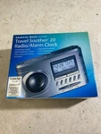 Sharper Image Travel Soother 20 Radio Clock Sound Machine SI721 *tested/working*. Fixed Price $85.00.