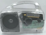 Vintage Freeplay Self Powered Am/fm Radio Solar Crank Clear See Through A258206. Fixed Price $49.95.