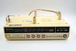 Sony ICF-C560 White Under Cabinet Counter Clock Radio Am/fm Tape Player Tested. Fixed Price $108.55.