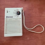 Vintage 1976 Emerson Am Model P3400B Transistor Pocket Radio Off-white Working. Fixed Price $25.00.