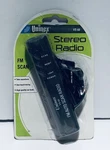 Uninex Audio Fm Scan Stereo Radio With Light Earbuds & Belt Clip VS-60 Gray. Fixed Price $11.88.