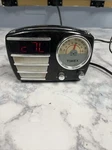 Timex Alarm Clock Radio T247B Black Silver Missing Knob Awesome Sound Vtg Read!!. Fixed Price $10.78.
