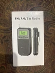 W-203 Fm/am/sw Pocket Size Portable Radio With Antenna. Fixed Price $17.95.