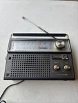 Vintage Realistic Portavision 5 Portable Radio Am/fm 11" X 9" Black Tested Works. Fixed Price $30.00.