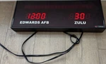 Brg Precision Products Time Zone Digital Hanging Wall Clock, Black Rectangular. Fixed Price $180.00.