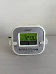 Sony Dream Machine ICF-C180 Alarm Clock Cube Am/fm Radio White Tested Good. Fixed Price $31.84.