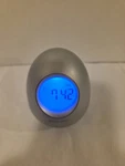 Brookstone Bob Egg Wobble Digital Alarm Clock Timer Temp Tested Works. Fixed Price $24.00.